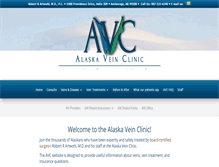 Tablet Screenshot of alaskaveinclinic.com